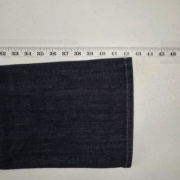 Levi's 515 boot cut jeans blue denim 10 womens dark wash 4634 - Picture 6 of 12